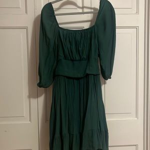 Green Flowy Dress